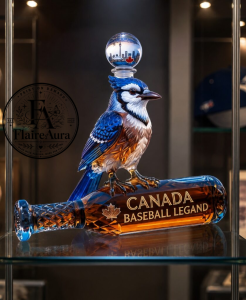 Toronto Blue Jay Bluebird Whisky Bottle