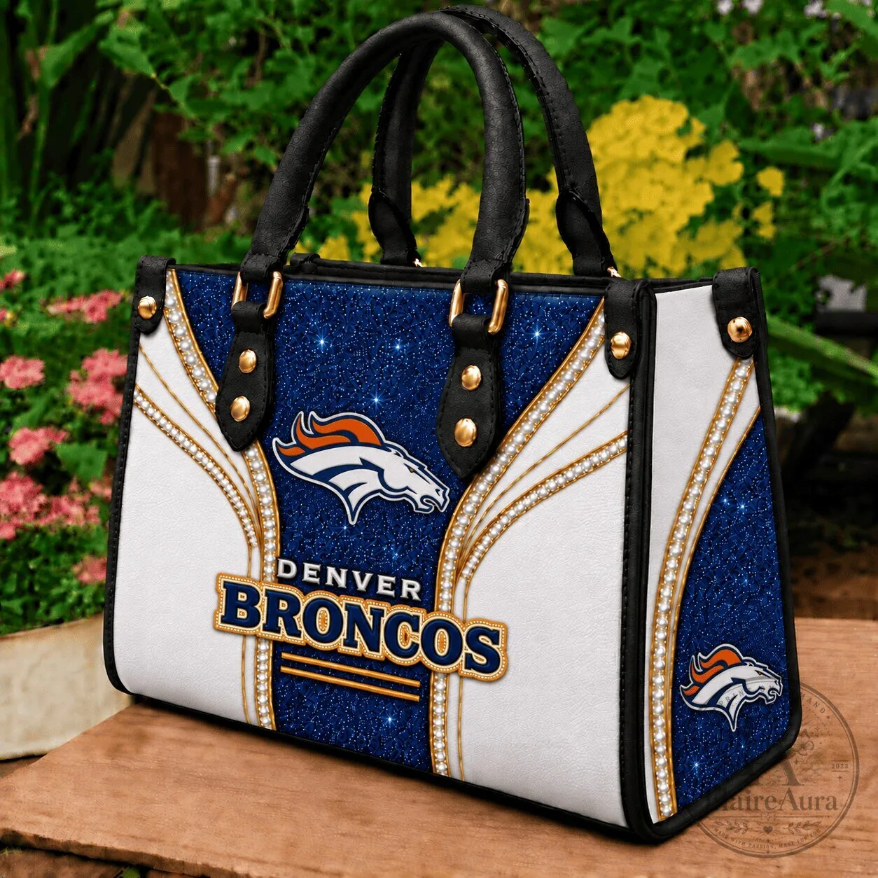 Denver Broncos NFL Football Team Logo Women's Handbag Purse