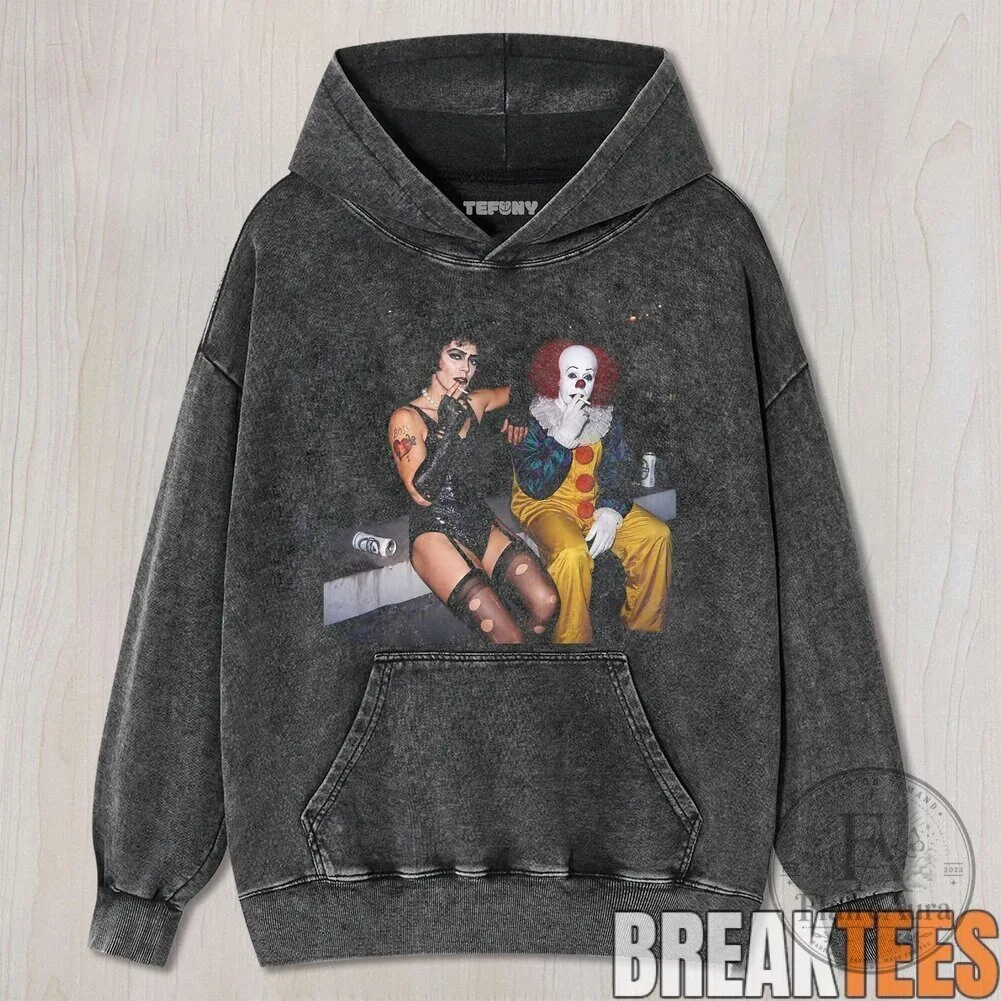 Tim Curry Frank N Furter Pennywise IT Clown Horror Movie T-Shirt 9 Tim Curry Frank N Furter Pennywise IT Clown Horror Movie T-Shirt