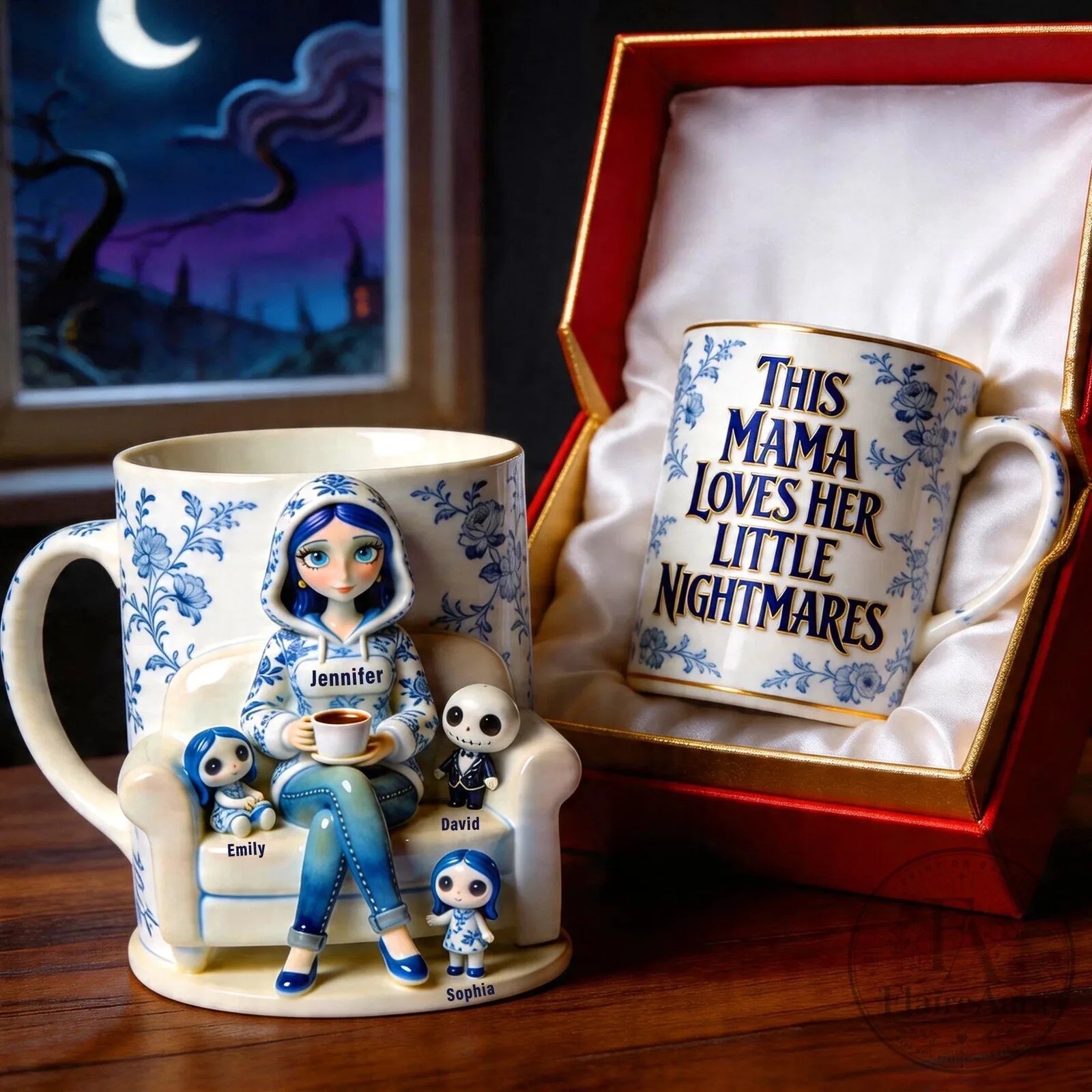 Coraline This Mama Loves Her Little Nightmares Coffee Mug
