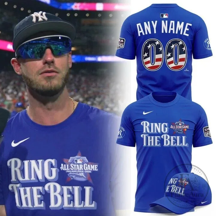 New York Yankees Game Ring The Bell All-Star Game 2026 Royal Blue T-Shirt