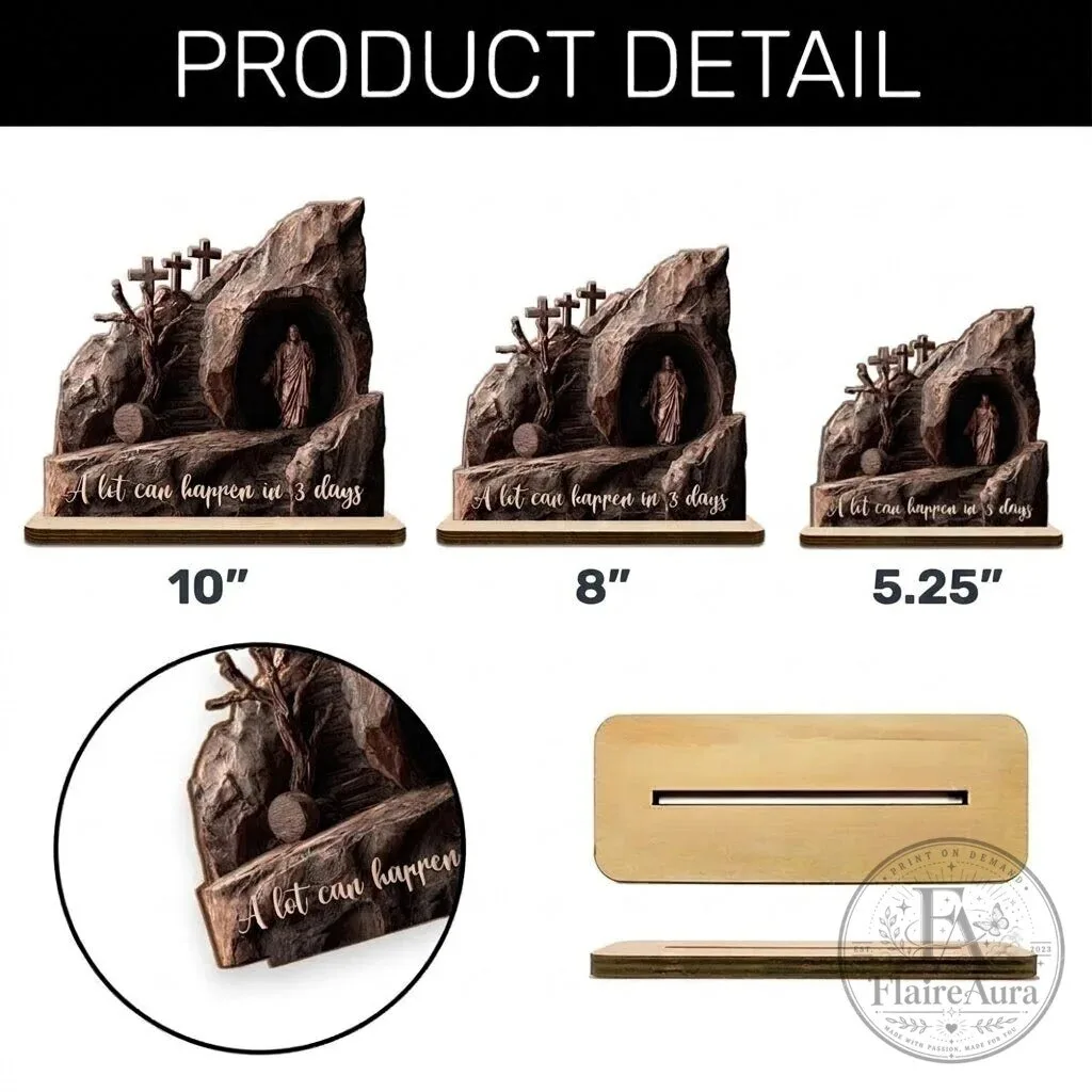 He Is Risen Easter Christian Religious Wooden Plaque 15 He Is Risen Easter Christian Religious Wooden Plaque