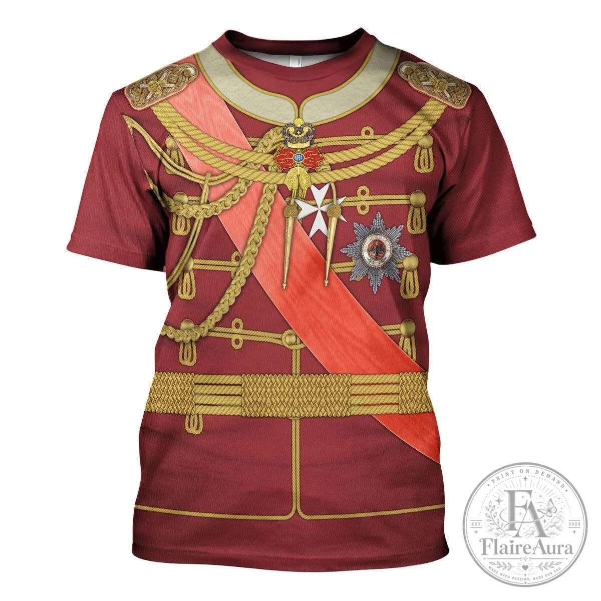 Kaiser Wilhelm II German Empire Military Uniform Hoodie 15 Kaiser Wilhelm II German Empire Military Uniform Hoodie