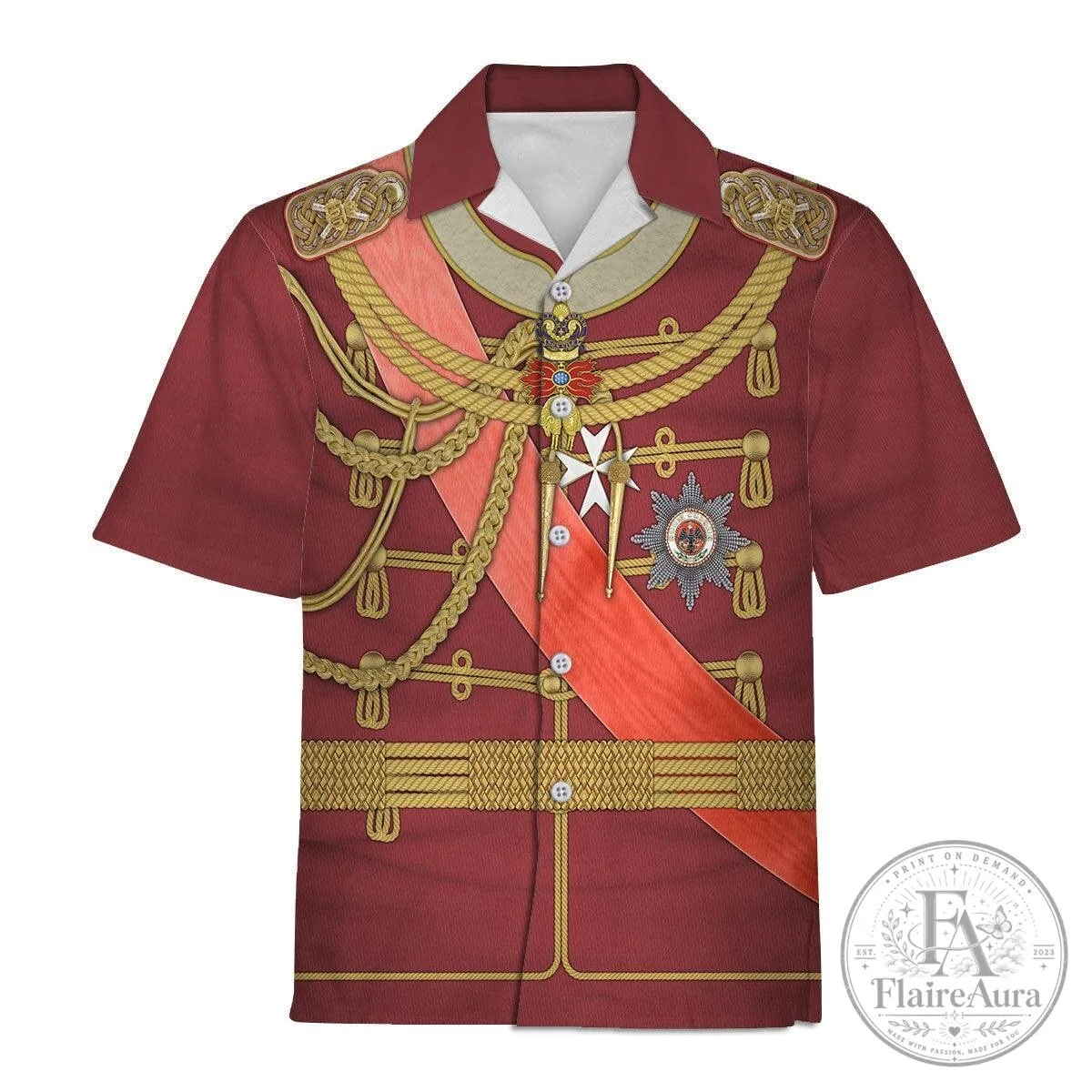 Kaiser Wilhelm II German Empire Military Uniform Hoodie 18 Kaiser Wilhelm II German Empire Military Uniform Hoodie