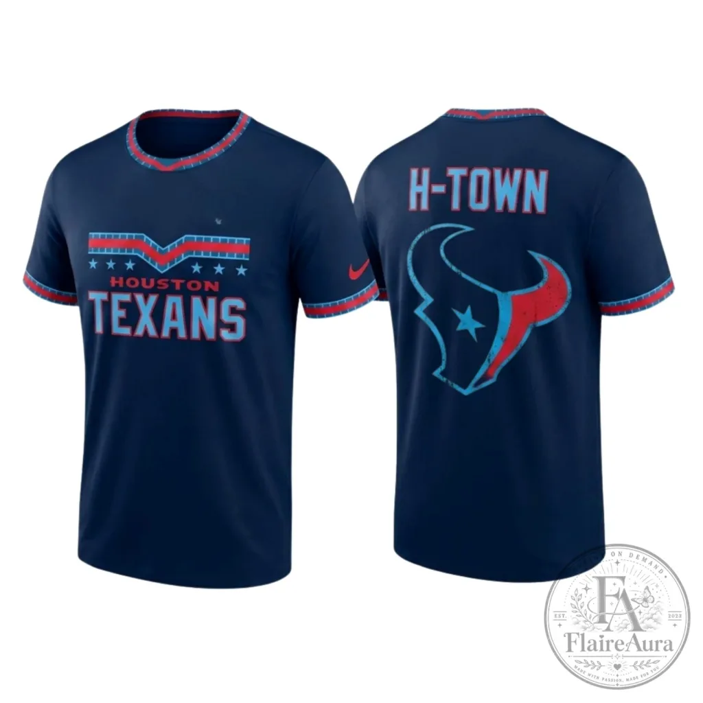 Houston Texans Football Team H-Town Rivalries Edition Fan Apparel T-Shirt Houston Texans Football Team H-Town Rivalries Edition Fan Apparel T-Shirt