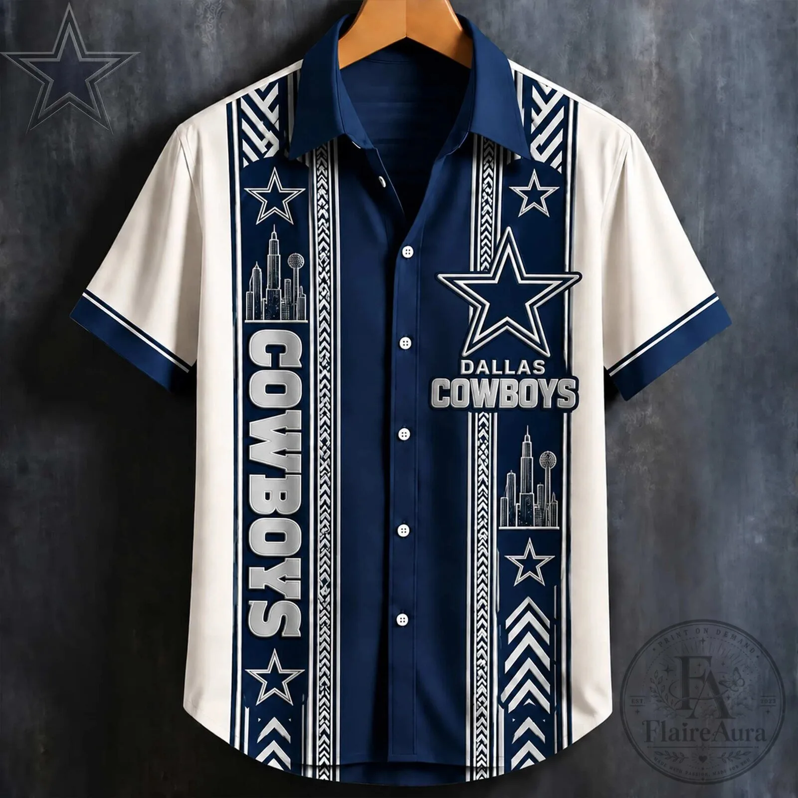 Dallas Cowboys Football Team Star Logo Hawaiian Shirt