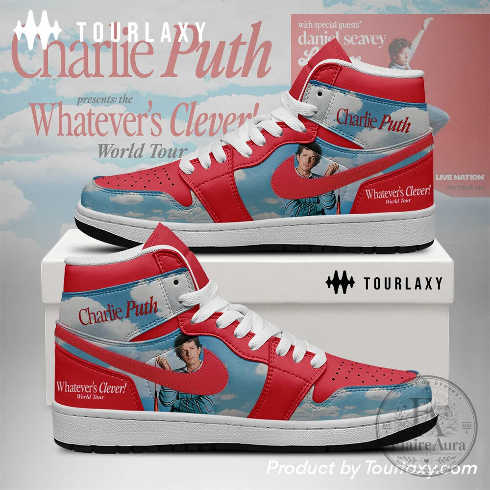 Charlie Puth Whatever's Clever World Tour High Top Sneakers
