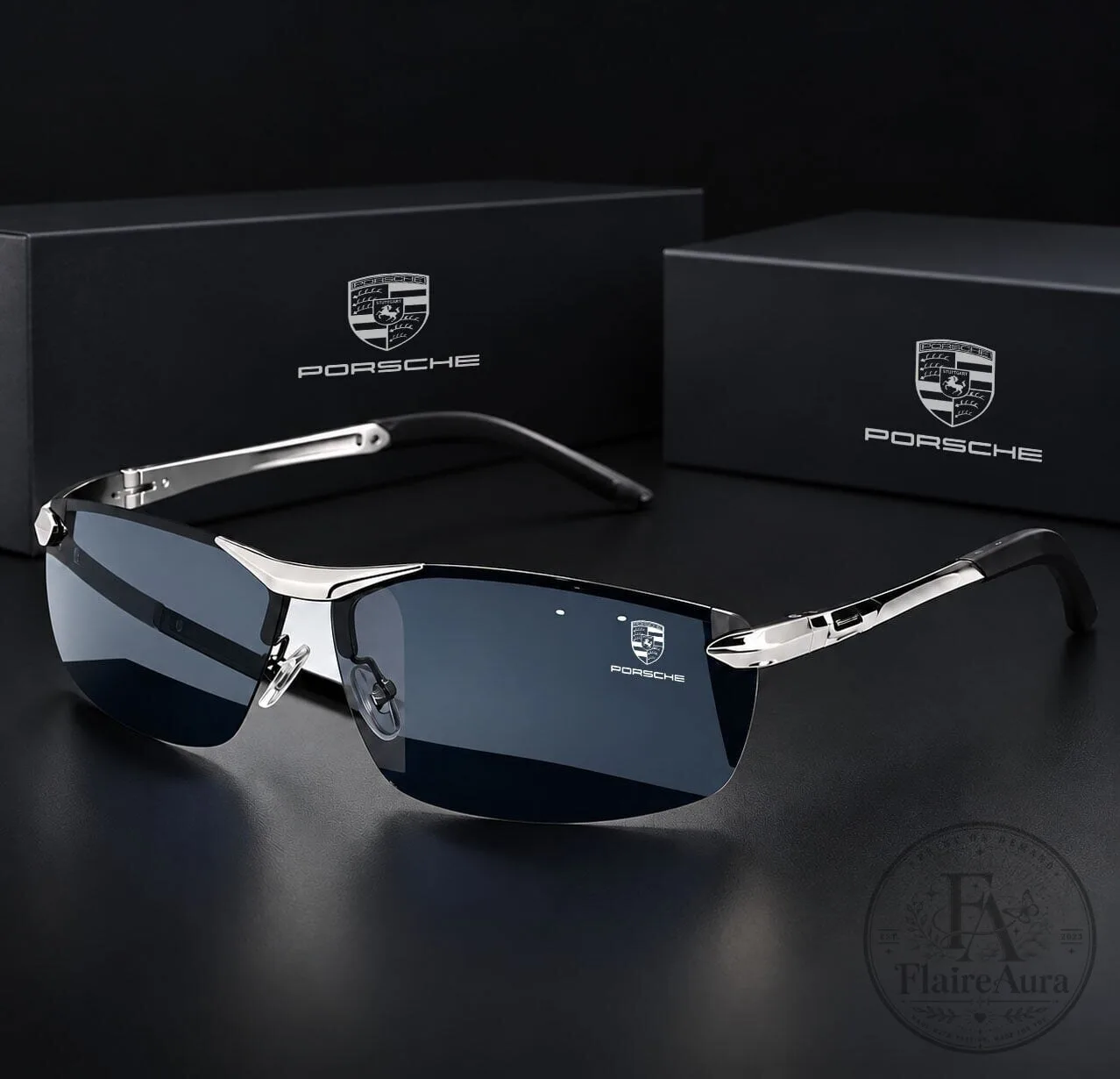 Men's Polarized Sunglasses by Porsche Sport Design