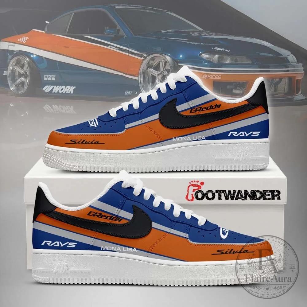 Nissan Silvia S15 Mona Lisa Fast and Furious Racing Car Shoes
