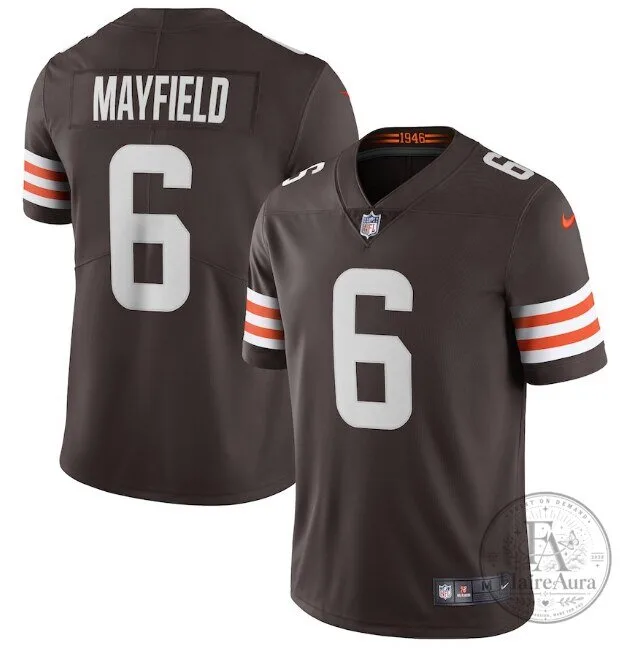 Baker Mayfield Cleveland Browns Brown Vapor Untouchable Limited NFL Stitched Jersey