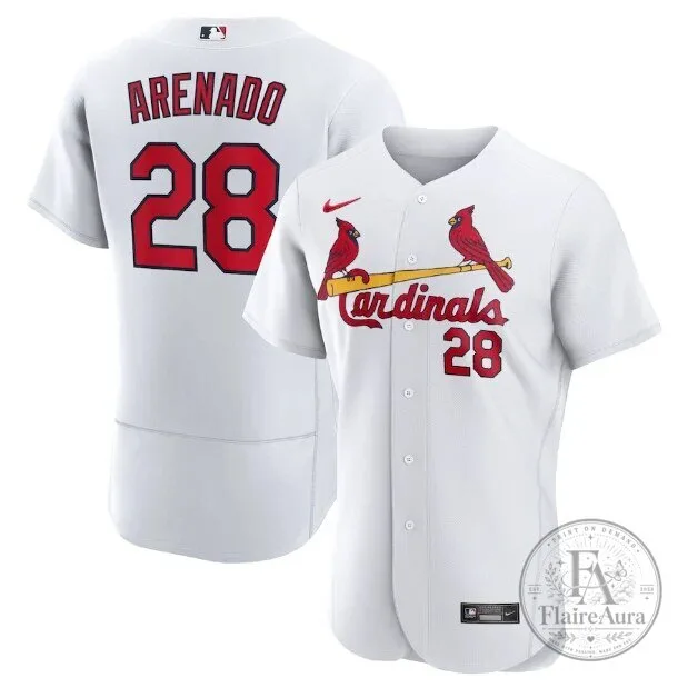 Nolan Arenado St Louis Cardinals White Authentic Baseball Jersey