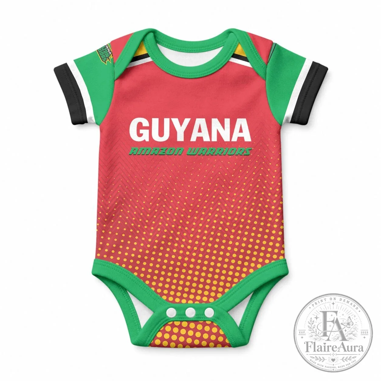 Guyana Cricket Amazon Warriors Baby Bodysuit
