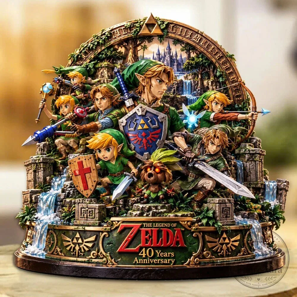The Legend of Zelda 40th Anniversary Link and Friends Collectible Figurine