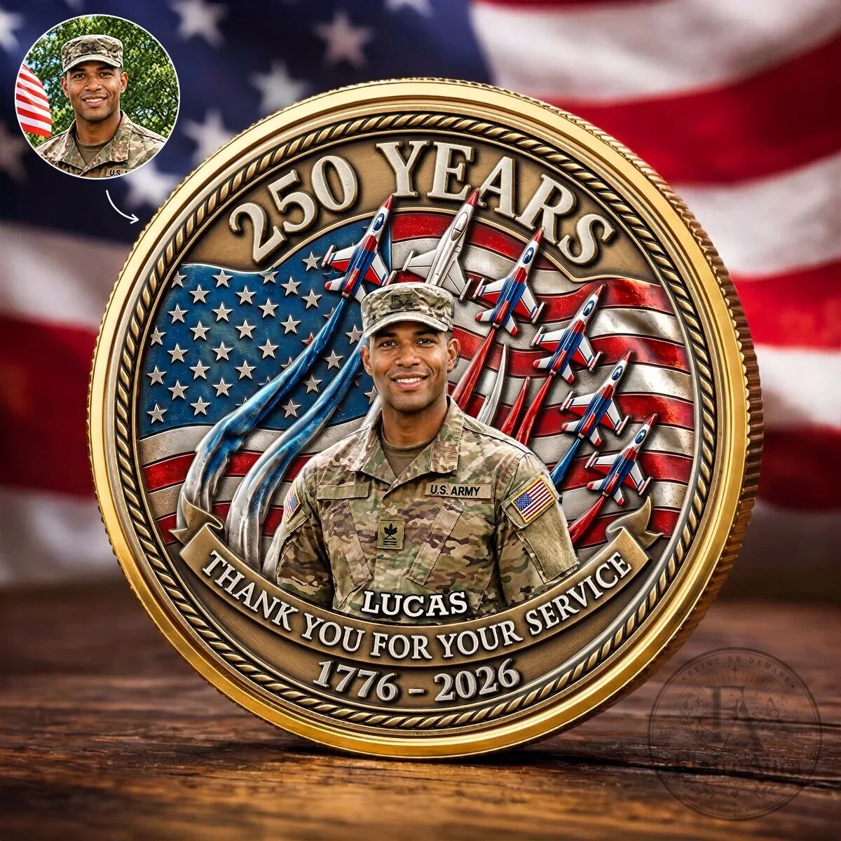 250 Years United States Army Thank You For Your Service Commemorative Coin 5 250 Years United States Army Thank You For Your Service Commemorative Coin