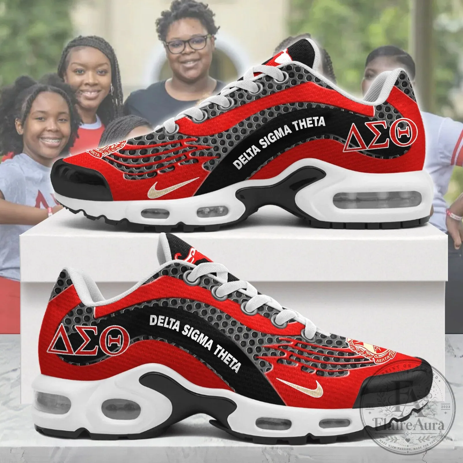Delta Sigma Theta Sorority Incorporated Air Cushion Running Shoes