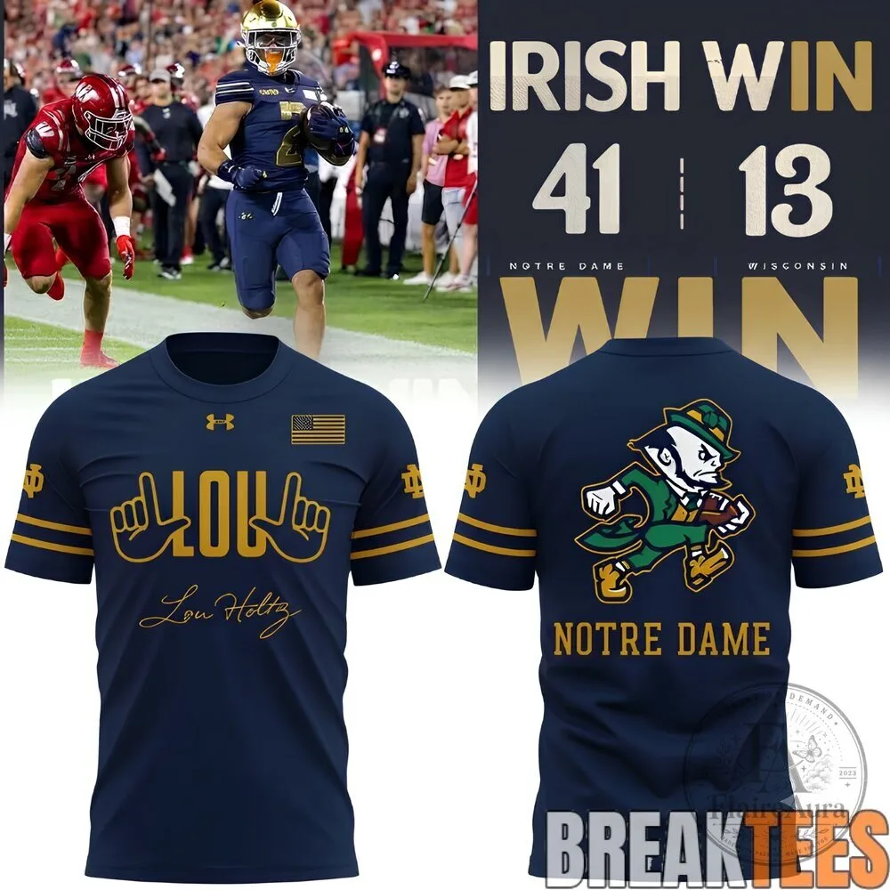 Leave No Doubt Football T-Shirt - Notre Dame Fighting Irish Shamrock Series 8 Leave No Doubt Football T-Shirt - Notre Dame Fighting Irish Shamrock Series