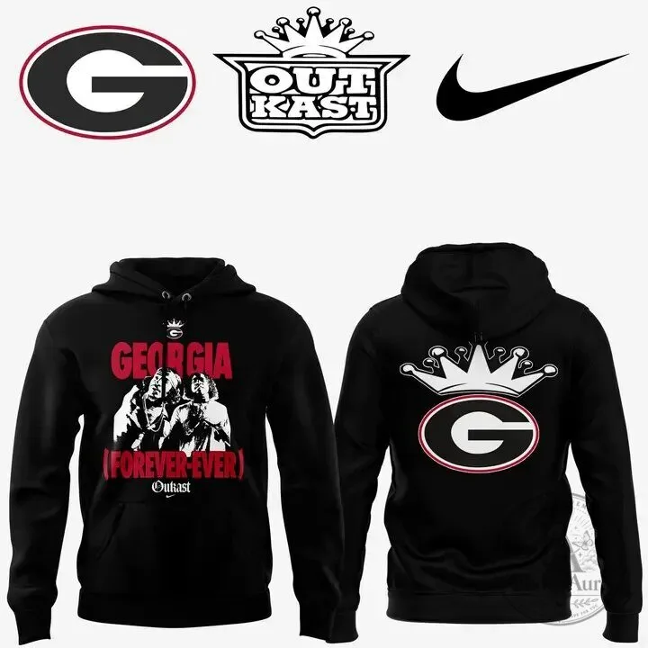 Georgia Bulldogs Outkast Forever Ever Black Hoodie